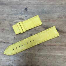 Jacob & Co. Yellow Mimosa Alligator Watch Band Strap 22x20