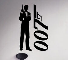 James Bond 007 Wall Decal Film Actor Vinyl Sticker Removable Art Decor 66(nse)