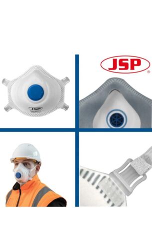 Jsp Ffp3v Disposable Moulded Valved Dust Mask (box 10) #m632 High Fit-test Pass