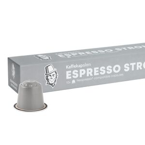 Kaffekapslen Espresso Strong Pour Nespresso. 10 Capsules
