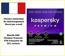 Kaspersky Premium 2024 20app 2 Ans 10 Coffres Pc Mac And Ed Française -mail Esd