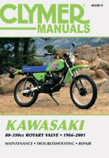 Kawasaki 80-350cc Rotary Valve Motorcycle (1966-2001) Service Repair Man (poche)