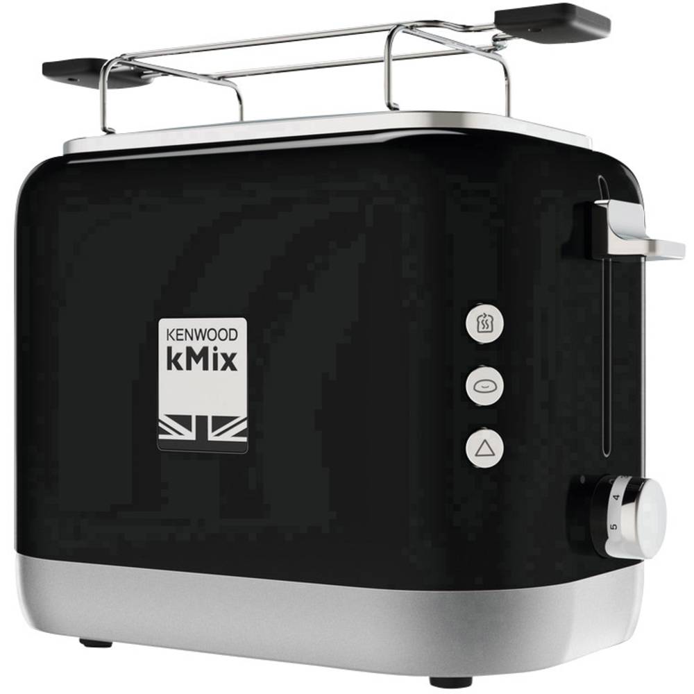 kenwood home appliance tcx751bk grille-pain 2 brûleurs, avec fonction bagel, avec grille spéciale viennoisieries noir