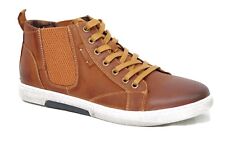 Kickers Chaussures Baskets Cuir Sneaz Camel Marron Homme 591510 60 92 Taille 40