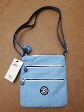 Kipling Ac8540 Keiko Crossbody Bag Purse Polyamide River Blue Varsity Strap New