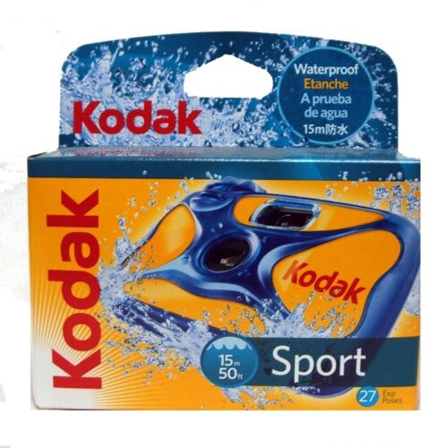 Kodak Ultra Sport Underwater 15m Suc Single Use Disposable Camera 27 Exp - 5pack