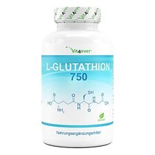 L-glutathion Avec 750 Mg Par Gélule - Premium : Glutathion Réduit Bioactif Iss