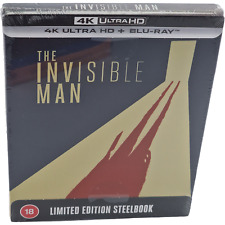 L'homme Invisible 4k Ultra Hd + Blu-ray Steelbook Zavvi Extended Edition [-18]
