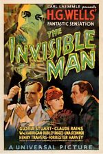 L'homme Invisible Film Rmcu - Poster Hq 40x60cm D'une Affiche Cinéma
