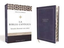 La Casa De La Biblia Edito Biblia Católica, Tapa Dura, Azul, Tamaño Pers (relié)
