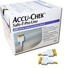Lancettes De Glucomètre Accu-chek Safe-t-pro Uno (200) Livraison Gratuite...