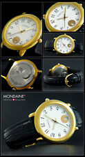 Élégante Montre Unisex M-watch By Mondaine Swiss Made Salaire Arabe Date 37mm
