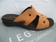 Legero Mule Pantoufles Mules Chaussures Sandales Sandalette Cuir Orange