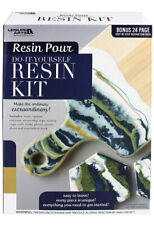 Leisure Arts Diy Resin Pour Craft Kit - Blue/gold New