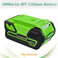 Li-ion Batterie 6000mah 40v Pour Greenworks 29462 29472 20302 26272 21332 27062