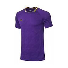 Li Ning Badminton T-shirt Homme Taille L Violet Flambant Neuf