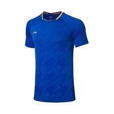 Li Ning Badminton T-shirt Homme Taille L Bleu Flambant Neuf