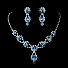 Light Sapphire Blue Jewelry Set