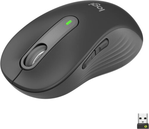 Logitech Signature M650 L Wireless Mouse 4000 Dpi 5 Buttons Graphite