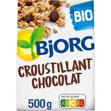 Lot De 2 - Bjorg - Céréales Croustillant Chocolat Bio - Mueslis Et Avoines - Paq