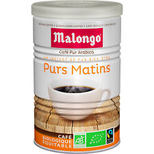 Lot De 2 - Malongo - Café Moulu Purs Matins Allégé Pur Arabica - Boite De 250 G