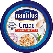 Lot De 2 - Nautilus - Crabe Chair Et Pattes - Boite De 105 G