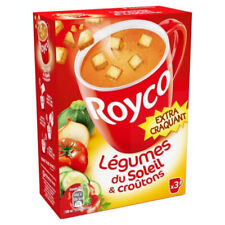 Lot De 3 - Royco - Soupe Déshydratée Légumes Du Soleil Et Croûtons - Boite De 3 