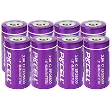 Lot De 8 Batterie Pkcell Battery 3,6v C .