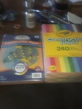 Lot Of 4 Packages Of Construction Paper--all New--3 Are Crayola And 1 Is Pacon