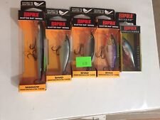 Lot Of 5 Misc Rapala Various Colors