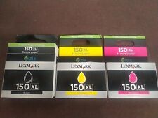 Lot Pack Lexmark 150 Xl Black Magenta Yellow Cartouches Imprimantes Liv. Offerte