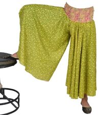 Lot Vendu En Gros 5 Pièces Vintage Sari Imprimé Boho Gypsy Palazzo Pantalons