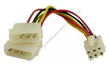 Lot10 6pin Pci Express/agp Pro~dual 4pin Molex Male Power Adapter Cable,pcie/e