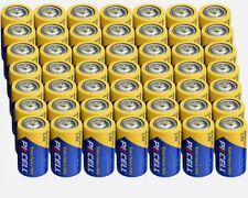 Lots 50 Extra Heavy Duty 1.5v D Batteries R20p Um1 E95 Carbon-zinc For Lights