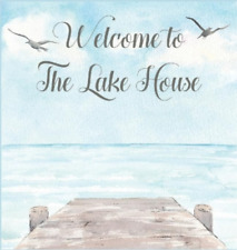 Lulu And Bell Lake House Guest Book (hardcover) For Vacation House, Gues (relié)