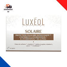 LuxÉol - Capsules Solaire 3 Actions - Complément Alimentaire - 30 Capsules
