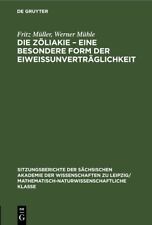 `m?ller, Fritz, M?hle, Werner` Die Z?liakie Eine Besondere Form Der Hbook Neuf
