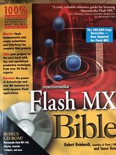Macromedia Flash Mx Bible With Cd-rom By Robert Reinhardf And Snow Dowd 