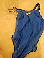 Maillot De Bain Arena Swimming Costume Bleu Blue Taille 46 Xl / New