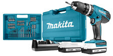 Makita Hp457dwe10 Perceuse à Percussion Batterie 18v 2x1,5ah 74 Mallette