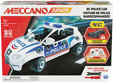 Meccano Junior 064177 Voiture De Police Rc S.t.e.m. Trousse Télécommandée