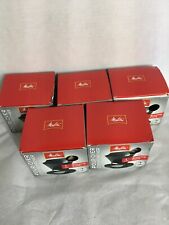 Melitta Pour Over Coffee Brewer 1 Cup Brewing Cone Black Bpa Free 5 Boxes