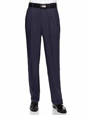 Men's Dress Pant Pleated Front Microfiber Work To Weekend By Rgm