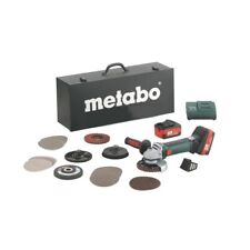 Metabo- Batterie-meuleuse W 18 Ltx 125 Quick Inox Set + Sac + 2x Piles 4