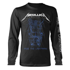 Metallica 'fade To Black' (noir) Chemise à Manche Longue - Nouveau Et Officiel!