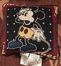 Mickey & Co. #13” Tapestry Pillow Yipes, Gee, Gosh New