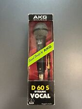 Microphone Dynamique Akg D60s - Vintage - Neuf Dans Son Emballage D'origine