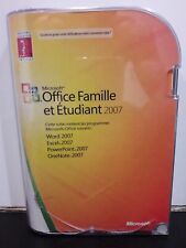 Microsoft Office Famille Et Etudiant 2007 Neuf Blister Rigide Fra 