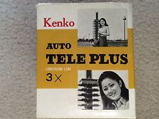 Minolta Sr Kenko Mt Auto Teleplus 3x Teleconverter Vintage New