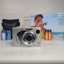 [mint] Sony Cyber-shot Dsc-w1 5.1mp Digital Camera Silver + Sd Card + Case 